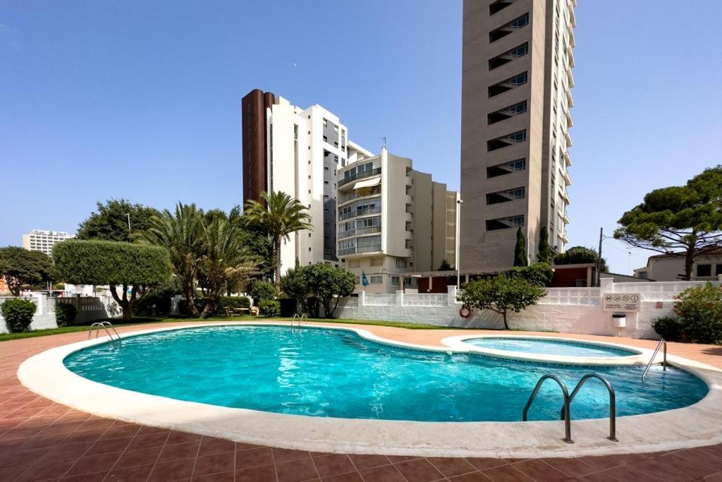 Calpe Apartamento Lujoso Bajo Terasa Piscina Aire Cerca Playa Pueblo 外观 照片