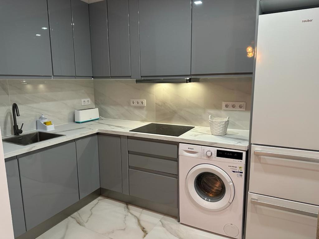 Calpe Apartamento Lujoso Bajo Terasa Piscina Aire Cerca Playa Pueblo 外观 照片